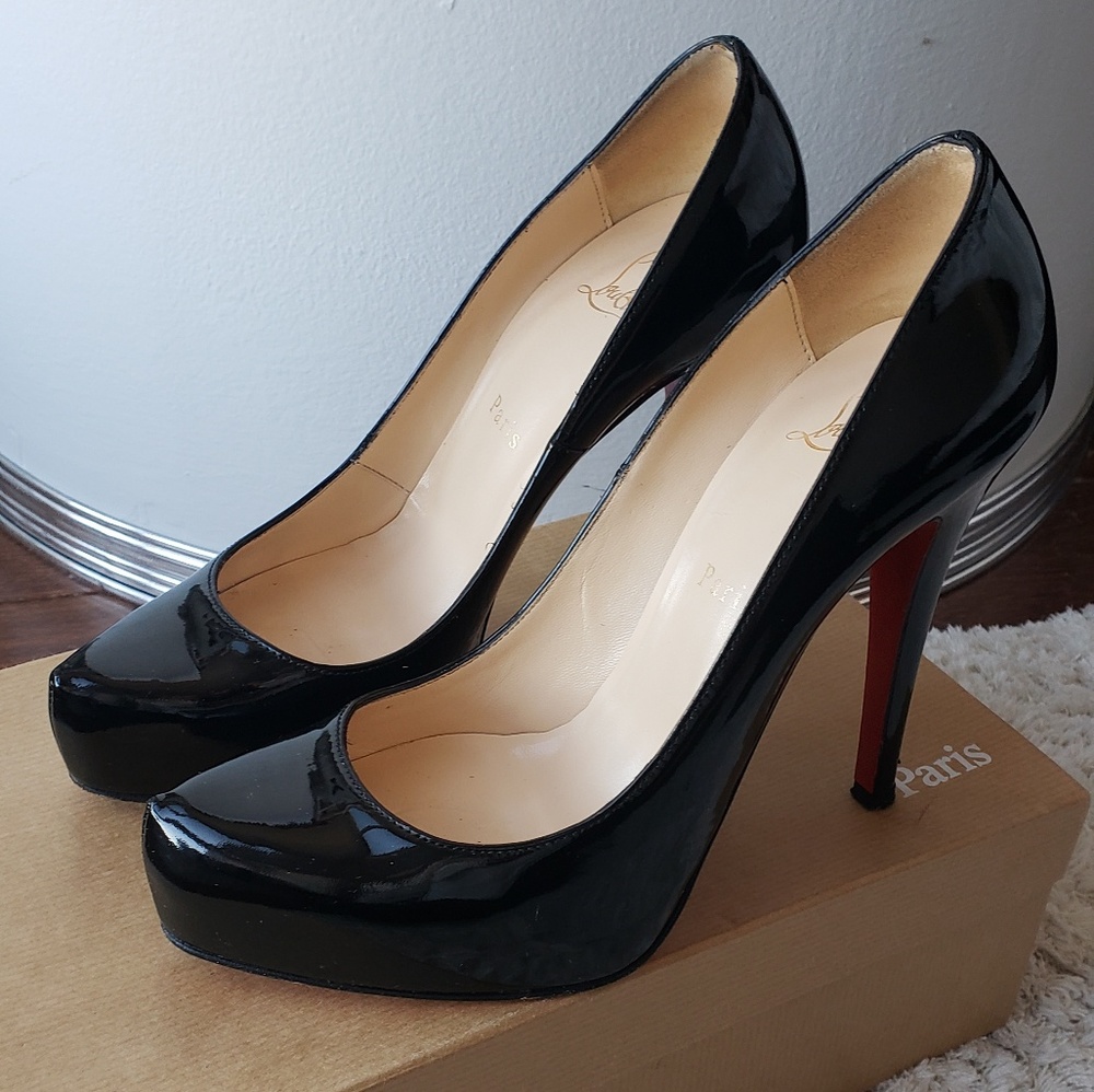 Christian Louboutin Ronaldo pump black patent
